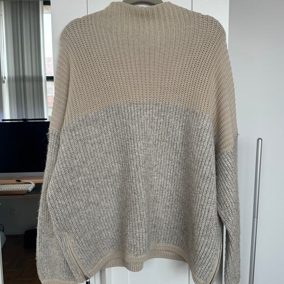 Varley Darwell True Knit Mirage Oversized Grown-On Neck Sweater,Size XL,Like New - Picture 5 of 10